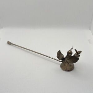 Angel Candle Snuffer Metal old Patine Elegante Shape Accessory Decor